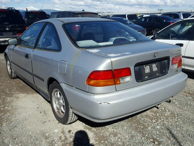 1HGEJ7222VL136731 - 1997 HONDA CIVIC HX GRAY photo 3