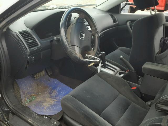 1HGCM72735A015258 - 2005 HONDA ACCORD EX BLACK photo 5