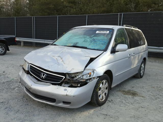 2HKRL18032H520448 - 2002 HONDA ODYSSEY EX SILVER photo 2