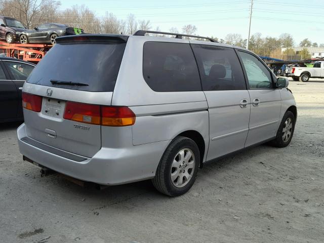 2HKRL18032H520448 - 2002 HONDA ODYSSEY EX SILVER photo 4