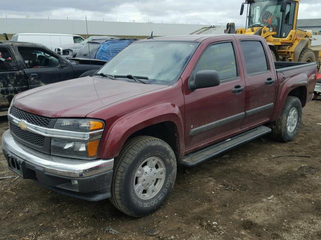 1GCDT43E188231896 - 2008 CHEVROLET COLORADO L RED photo 2