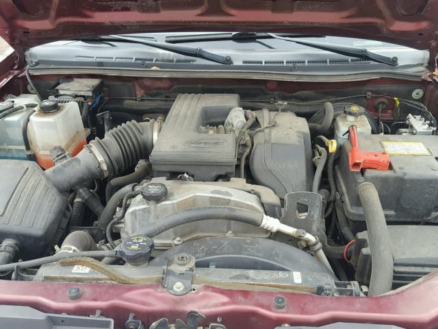 1GCDT43E188231896 - 2008 CHEVROLET COLORADO L RED photo 7