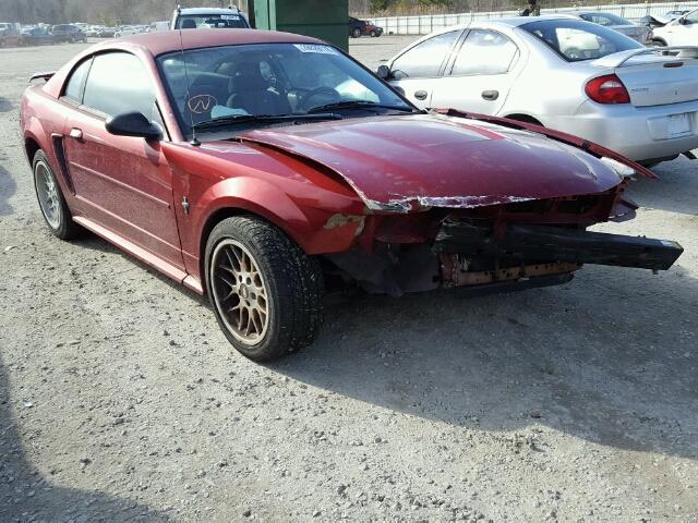 1FAFP40463F443468 - 2003 FORD MUSTANG RED photo 1