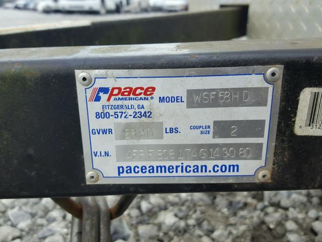 4FPFB0817AG143080 - 2010 PACE WORKSPORT WHITE photo 10