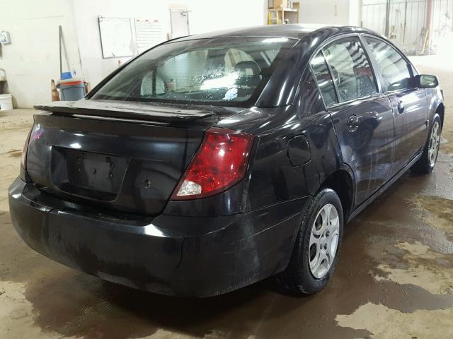 1G8AJ52F14Z221182 - 2004 SATURN ION LEVEL 黑色 照片 4