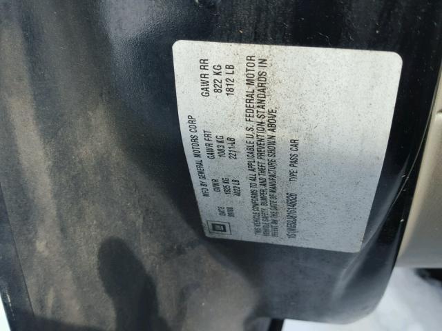 1G1NE52J816146826 - 2001 CHEVROLET MALIBU LS Qara foto 10