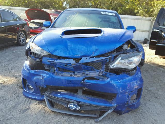 JF1GR7E62DG887081 - 2013 SUBARU IMPREZA WR BLUE photo 9