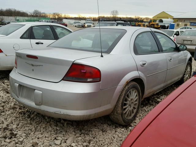 1C3EL46X15N518111 - 2005 CHRYSLER SEBRING SILVER photo 4