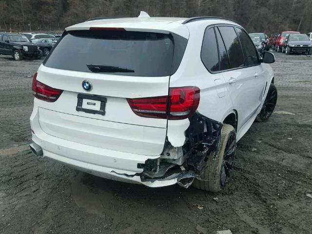 5UXKR0C34H0V80710 - 2017 BMW X5 XDRIVE3 WHITE photo 4