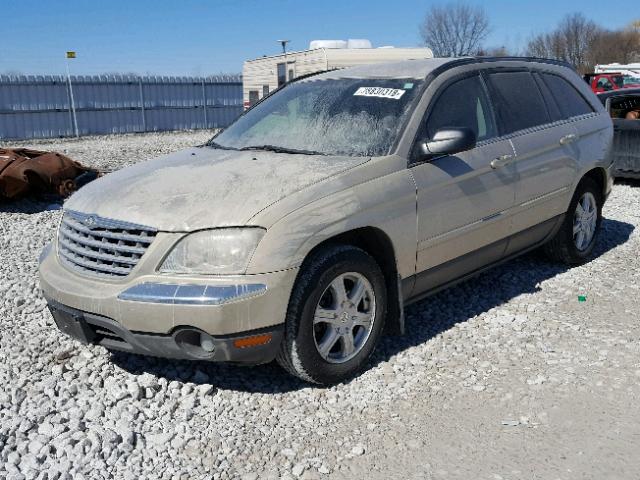2C4GM68435R440739 - 2005 CHRYSLER PACIFICA T GOLD photo 2