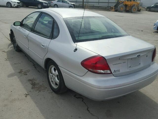 1FAFP53U96A219033 - 2006 FORD TAURUS SE SILVER photo 3