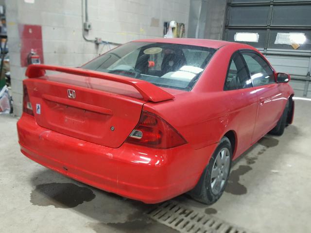 1HGEM22972L027488 - 2002 HONDA CIVIC EX წითელი ფოტო 4