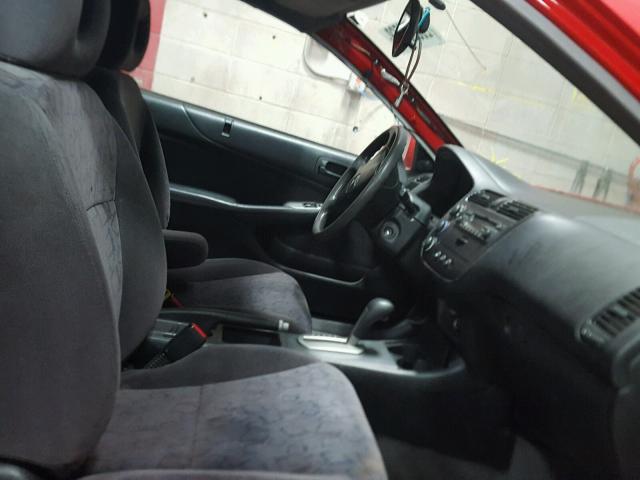 1HGEM22972L027488 - 2002 HONDA CIVIC EX წითელი ფოტო 5