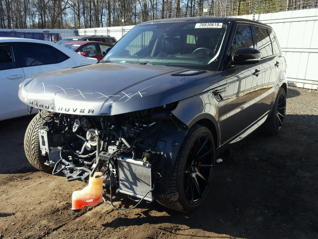 SALWV2TF0EA343442 - 2014 LAND ROVER RANGE ROVE GRAY photo 2