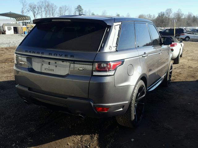 SALWV2TF0EA343442 - 2014 LAND ROVER RANGE ROVE GRAY photo 4