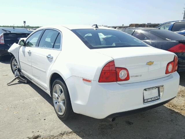 1G1ZD5E01CF396225 - 2012 CHEVROLET MALIBU 2LT WHITE photo 3