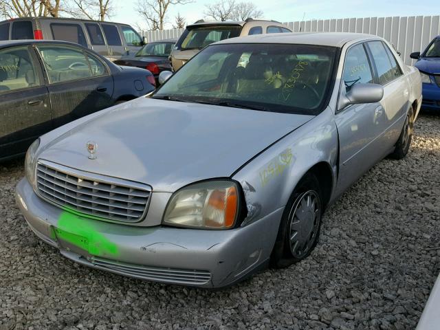 1G6KD54Y72U171563 - 2002 CADILLAC DEVILLE GRAY photo 2