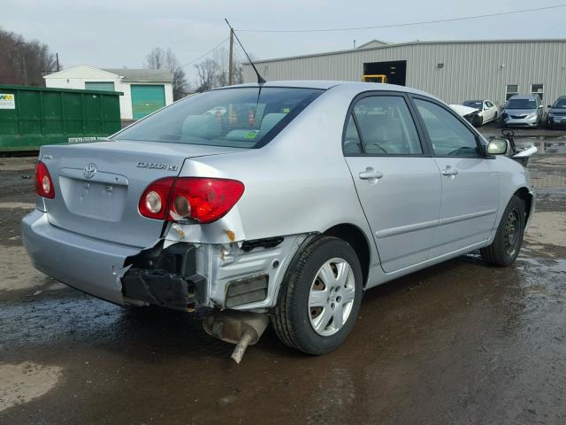 2T1BR32E18C895718 - 2008 TOYOTA COROLLA CE SILVER photo 4