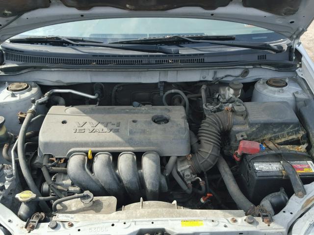 2T1BR32E18C895718 - 2008 TOYOTA COROLLA CE SILVER photo 7