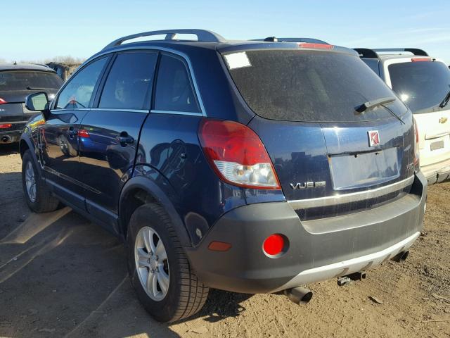 3GSDL43N28S504131 - 2008 SATURN VUE XE BLACK photo 3