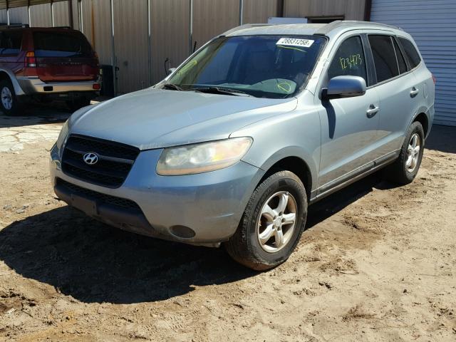 5NMSG13D28H191781 - 2008 HYUNDAI SANTA FE G SILVER photo 2