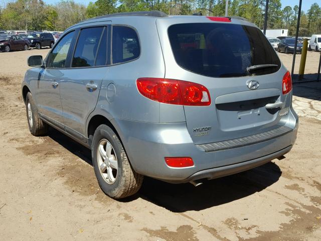 5NMSG13D28H191781 - 2008 HYUNDAI SANTA FE G SILVER photo 3