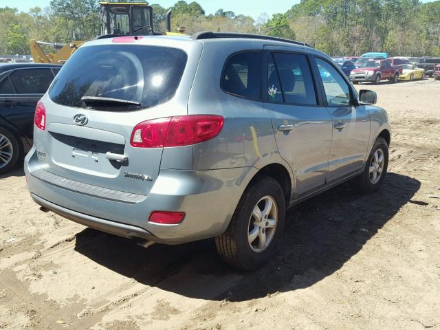 5NMSG13D28H191781 - 2008 HYUNDAI SANTA FE G SILVER photo 4