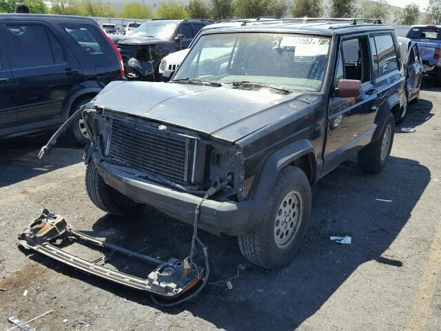 1J4FJ27L7KL541268 - 1989 JEEP CHEROKEE BLACK photo 2