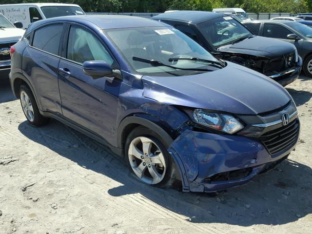 3CZRU5H51GM733295 - 2016 HONDA HR-V EX BLUE photo 1