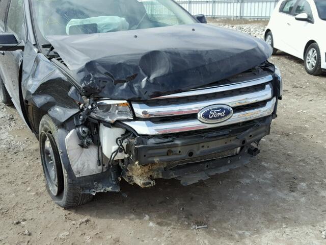 2FMDK4KC0EBA91850 - 2014 FORD EDGE LIMIT BLACK photo 9