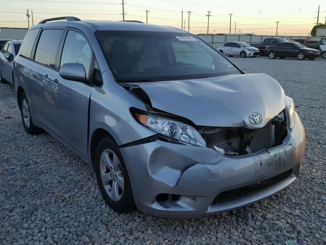 5TDKK3DC2FS636871 - 2015 TOYOTA SIENNA LE GRAY photo 1