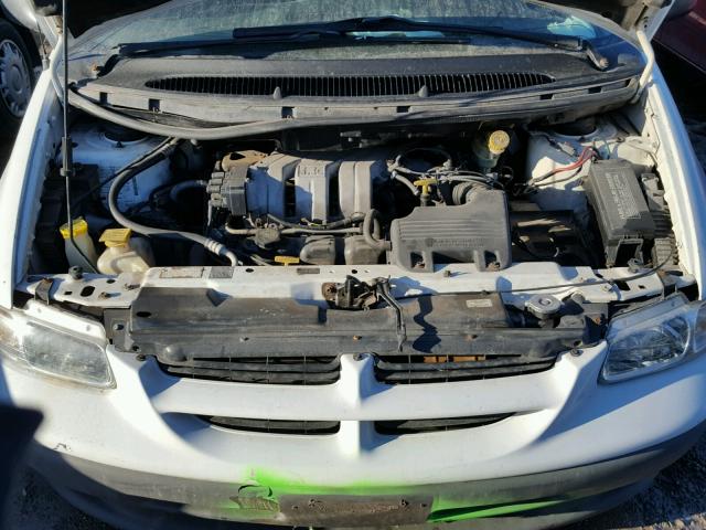 1B4GP44G7YB668917 - 2000 DODGE GRAND CARA WHITE photo 7