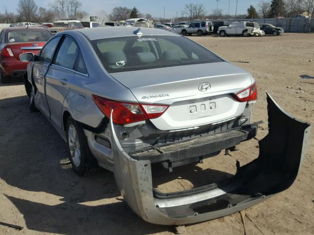 5NPEB4AC0BH286115 - 2011 HYUNDAI SONATA GLS SILVER photo 3