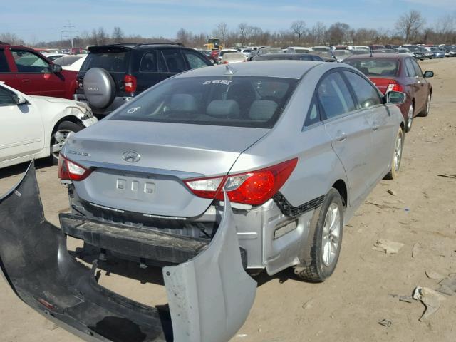 5NPEB4AC0BH286115 - 2011 HYUNDAI SONATA GLS SILVER photo 4