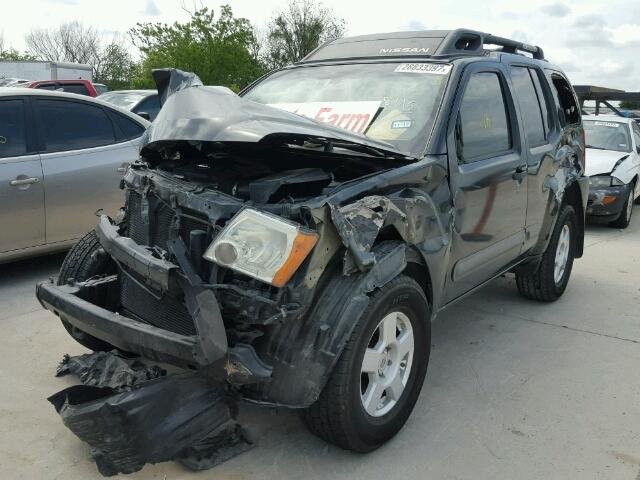 5N1AN08U36C527420 - 2006 NISSAN XTERRA OFF BLACK photo 2