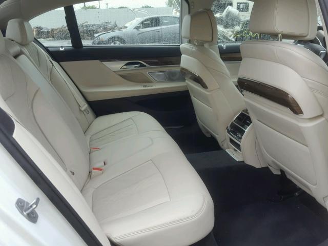 WBA7F0C56GGL99404 - 2016 BMW 750 I WHITE photo 6