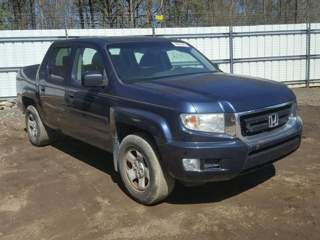 5FPYK16209B100391 - 2009 HONDA RIDGELINE BLUE photo 1