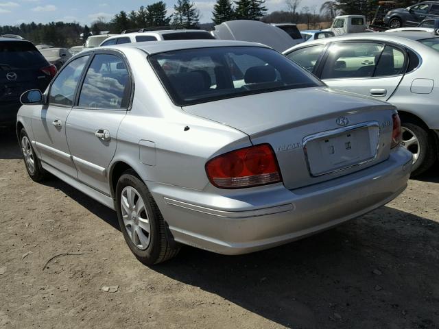 KMHWF25SX5A115913 - 2005 HYUNDAI SONATA GL SILVER photo 3