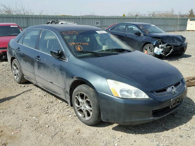 1HGCM66524A075016 - 2004 HONDA ACCORD EX GREEN photo 1