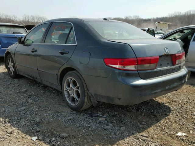 1HGCM66524A075016 - 2004 HONDA ACCORD EX GREEN photo 3