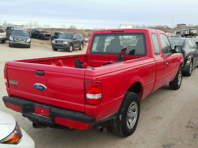 1FTYR14D99PA43896 - 2009 FORD RANGER SUP RED photo 4