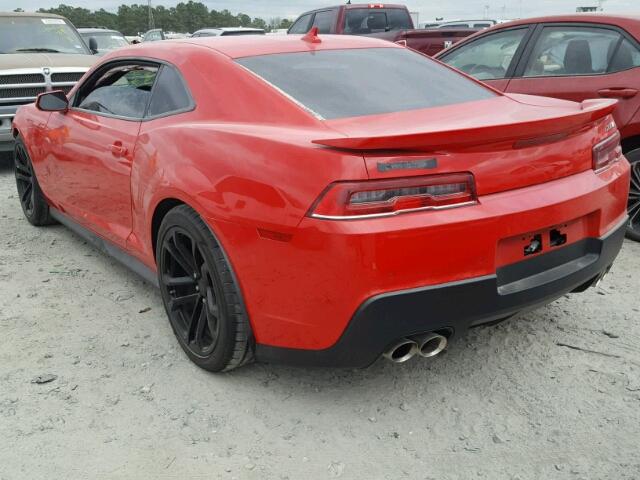 2G1FM1EP5F9801718 - 2015 CHEVROLET CAMARO ZL1 红色 照片 3