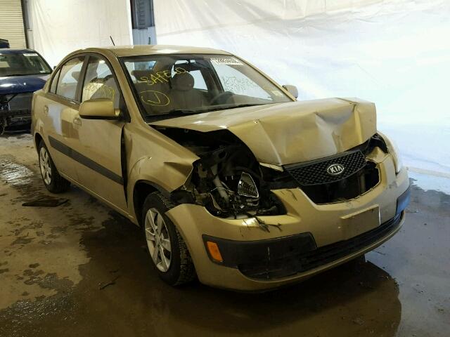 KNADE223596539033 - 2009 KIA RIO BASE GOLD photo 1