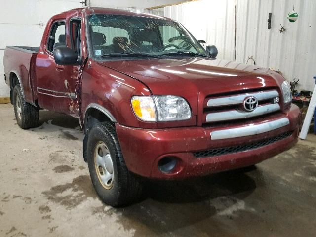 5TBBT44193S426449 - 2003 TOYOTA TUNDRA ACC RED photo 1