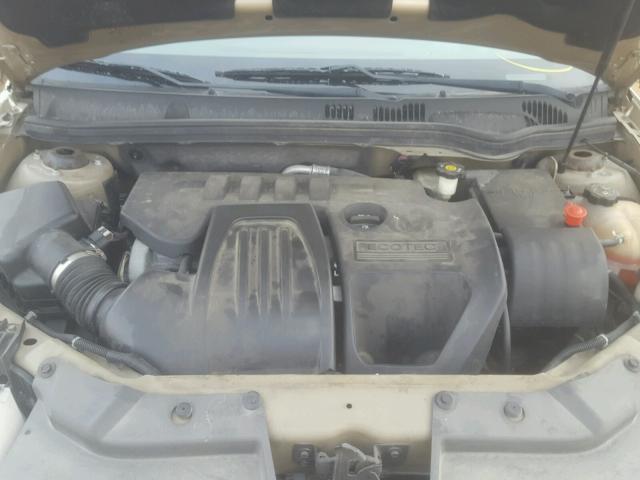 1G1AL58F387280137 - 2008 CHEVROLET COBALT LT TAN photo 7