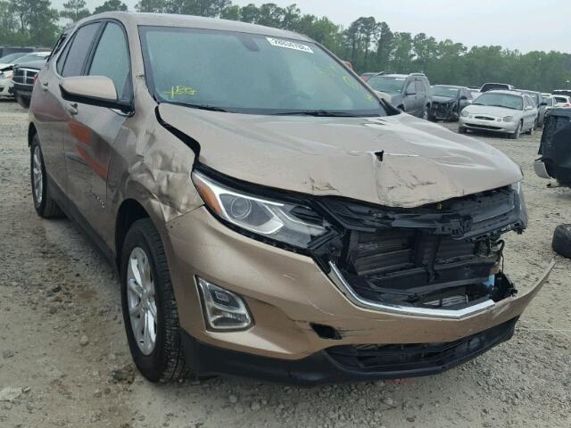 2GNAXJEV6J6225923 - 2018 CHEVROLET EQUINOX LT BROWN photo 1