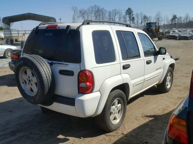 1J4GK58K83W730469 - 2003 JEEP LIBERTY LI WHITE photo 4