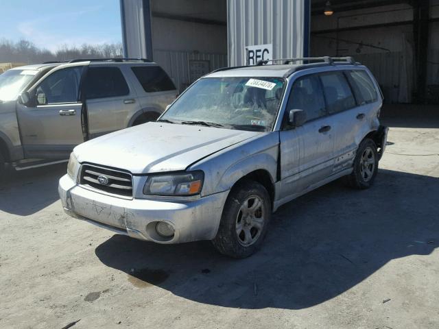 JF1SG65653H756858 - 2003 SUBARU FORESTER 2 SILVER photo 2