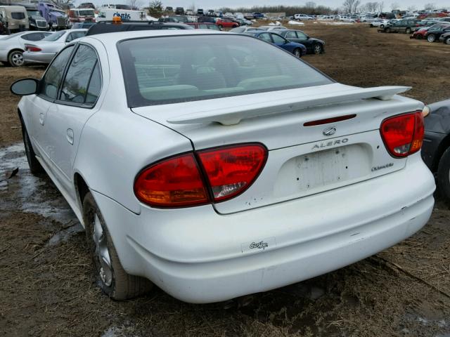 1G3NL52E64C228026 - 2004 OLDSMOBILE ALERO GL WHITE photo 3