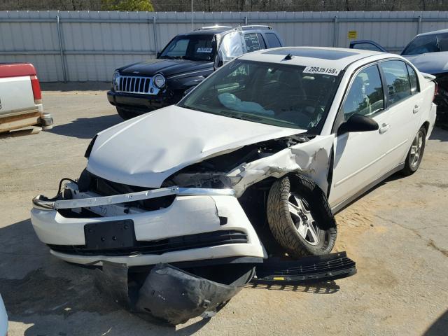 1G1ZT54875F254085 - 2005 CHEVROLET MALIBU LS 白色 照片 2